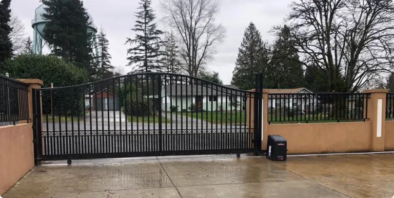 Installed gate